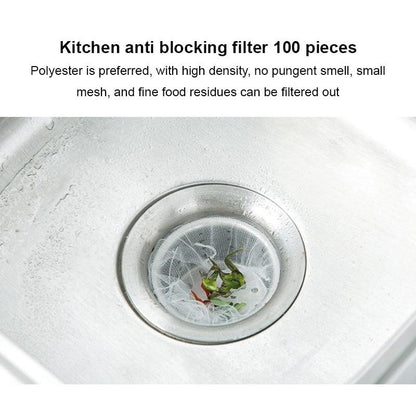 Shopping Bee Kitchen Sink Strainer Mesh - 100 PCS with Free Strainer