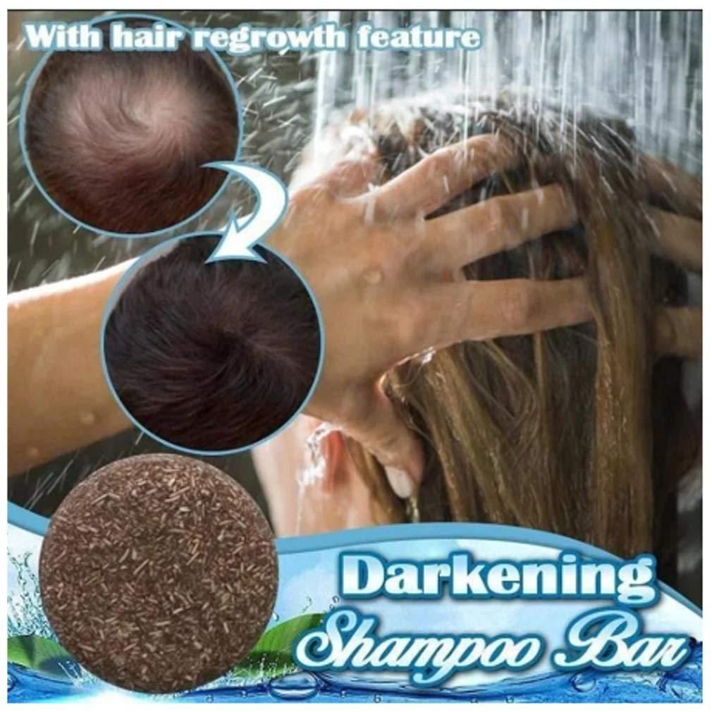 Organic Hair Darkening Shampoo Bar ( Buy 1 Get 1 Free ) (4.8 ⭐⭐⭐⭐⭐ 79,985 REVIEWS)